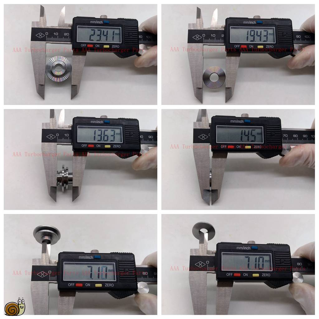 K24 K26 K27 Turbo Repair Rebuild Kits collection 3 different size collar,2 types thrust bearing supplier AAA Turbocharger Parts