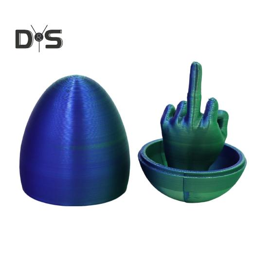 Пасхальное яйцо в форме среднего пальца, 3D-печатные пасхальные сюрпризы, пасхальная корзина, необходимые креативные подарки для розыгрышей для взрослых