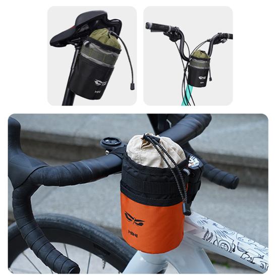 Сумка для велосипедной бутылки с боковыми карманами, держатель для бутылки с водой для горного и шоссейного велосипеда, мешочек со шнурком, велосипедные аксессуары