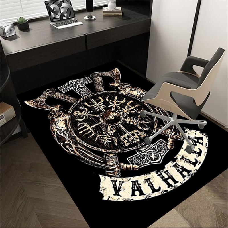 1 шт. Ковер VALHALLA, Офисный коврик, Уличный коврик, Декор для дома, Ковер для зоны, Фестиваль