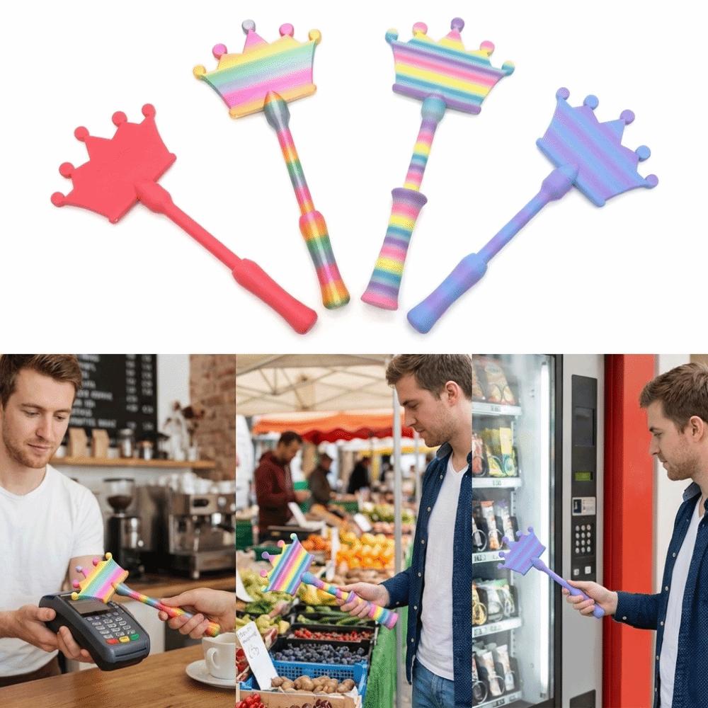 Crown Design 3D Print Wand Tap To Pay Creative Telescoping Credit Card Holder  Retail Payments