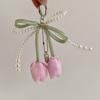 Сделай сам Подвеска для мобильного телефона Лента Жемчуг Кружево Брелок Мода Кружево Бант Аксессуары для сумки Шарм для сумки