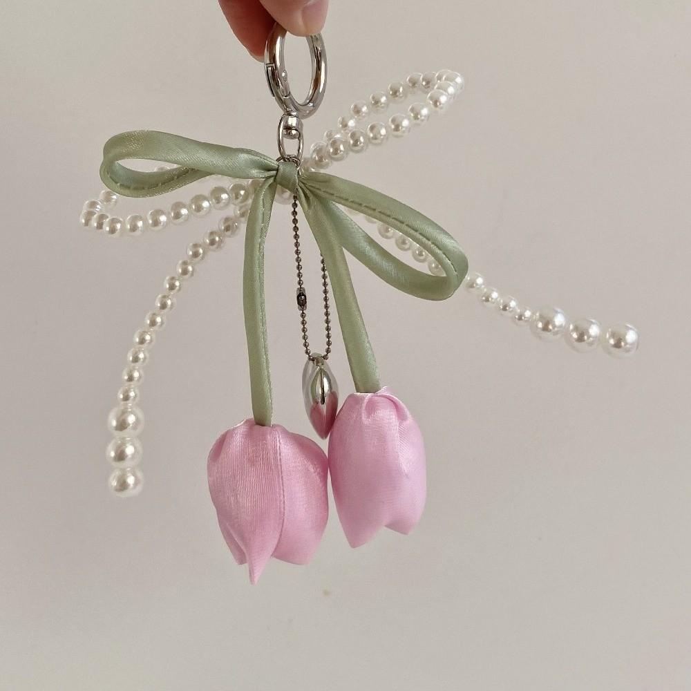 Сделай сам Подвеска для мобильного телефона Лента Жемчуг Кружево Брелок Мода Кружево Бант Аксессуары для сумки Шарм для сумки