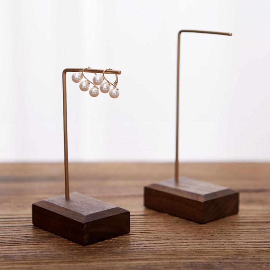 Элегантная подставка для сережек, деревянная подставка для женщин