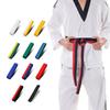 Taekwondo Colored Ranking Belts Cotton Martial Arts Judo Karate Tkd Aikido Uniform Belt Kids Adult