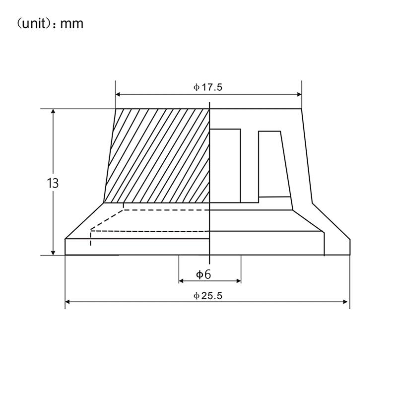 2Pcs Plastic St Guitar Knobs 2T1V Volume Tone Control Knobs Top Hat Caps Buttons Electric Guitar Parts