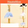 Adorable Marine Animal Plush Keychain 12cm Cute Shark Whale Dolphin Stuffed
