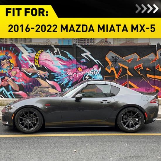 4PCS F&R Marker Side Light Housings Smoked Lens For 2016- Mazda Miata MX-5