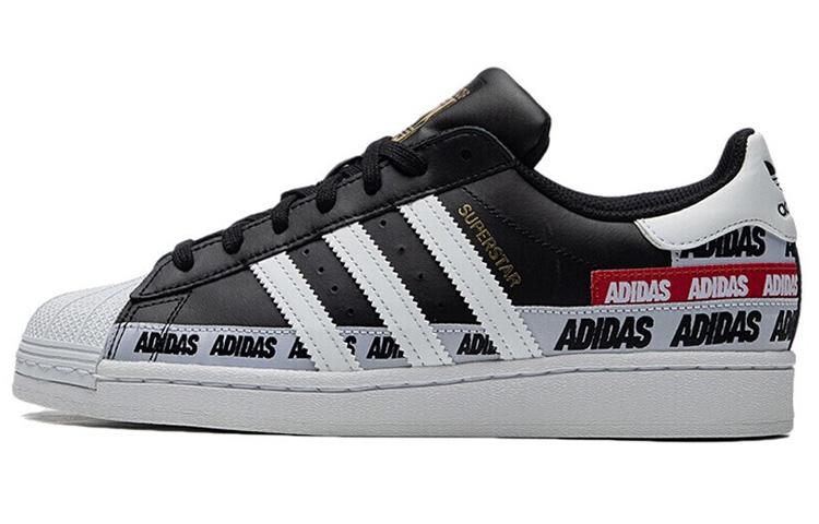 adidas Superstar 'Полоска на пятке с логотипом - Основной черный' FX5559