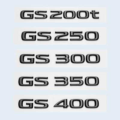 Для Lexus GS200t GS250 GS300 GS350 GS430 GS460 GS450h HYBRID задний багажник с логотипом глянцевый черный ABS эмблема модернизация с надписью