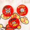 Cute Design Spring Festival Brooch Colorful New Year's Badge  Children Party