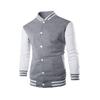 Men S Hooded Baseball Jacket Slim Fit Cardigan Sport Casual Wear