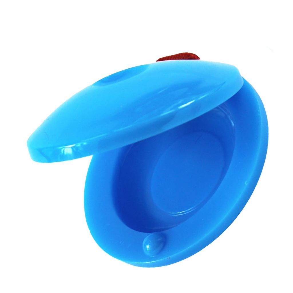 Children Finger Castanet Plastic Castanet Musical Instrument Rhythm Educational Toy for Kids Pink