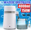4L Large Capacity Water Distiller 750W Medical Purifying Water Equipment Stainless Steel Distilled Water Maker