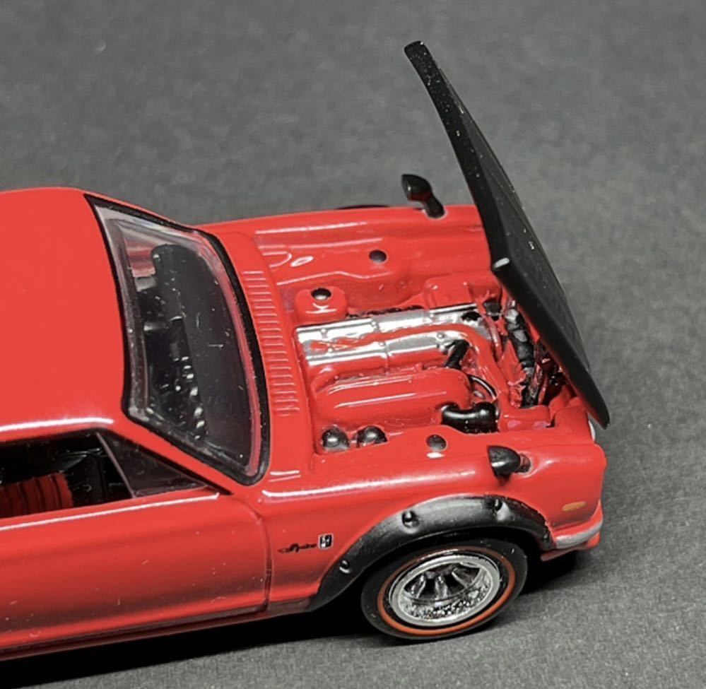 Hot Wheels Японская Конвенция 2023 1972 Skyline HT Автомобиль 2000GT-R (Хакусука) Красный, Вправо,