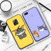 JT49 Tom and Jerry Black Soft Case for OPPO Reno 8 6 5 4 Pro Plus Find X3 A17 A3 A31 A38 A40 A53 A54 A55 A74 A76 A78 A77 A80 A94 A95 A96 Lite