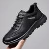 Мужская обувь новая мужская универсальная спортивная кожаная обувь на мягкой подошве дышащая повседневная обувь кроссовки износостойкая обувь