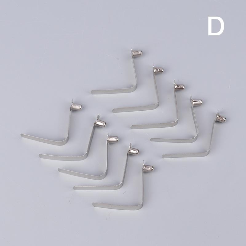 10 шт., однокнопочная защелка для трубы, V-образный стальной пружинный зажим для каравана, каяка