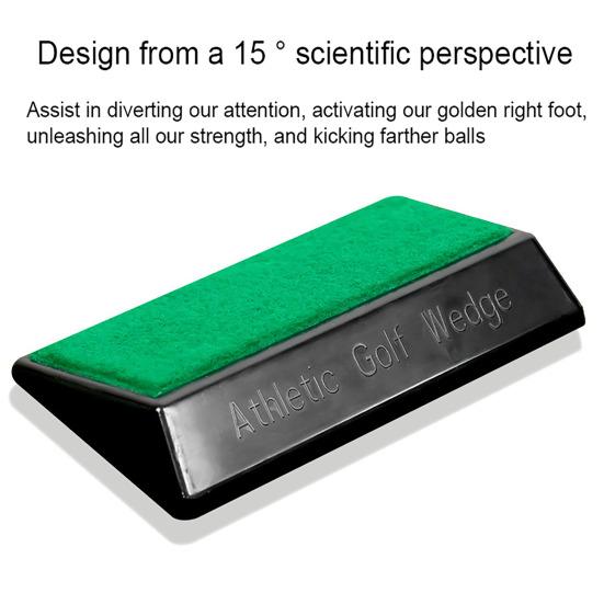 Компактный портативный тренажер для гольфа с простой в использовании педалью коррекции выравнивания на 15 градусов