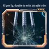 Стержень для гелевой ручки Deli Warrior Hexagonal, Угольно-черный, 0.5 мм, Двойной шариковый наконечник