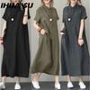 Women's Loose Floor-length Dress T-shirt Type Casual Dresses