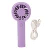Handheld Fan 5 Speed Adjustable Silent 5.5h Running Portable Fan with Buckle for Outdoor Beach