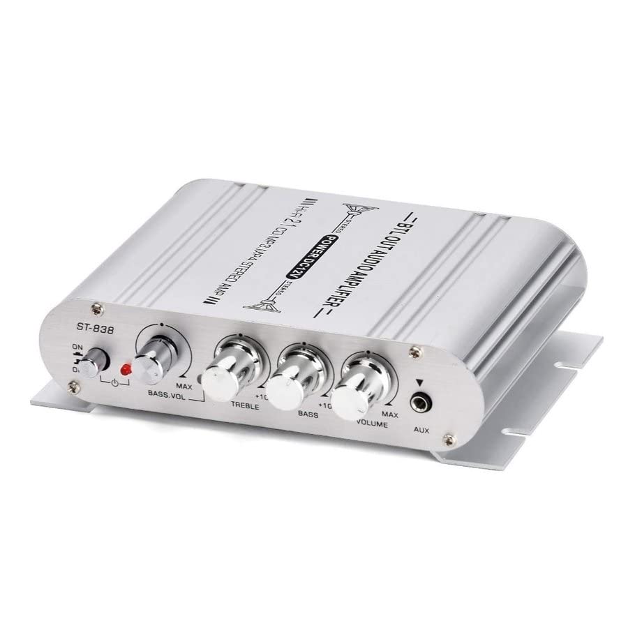 Компактный аудиовыход SUNNY LEPY 25 Вт, сабвуфер 25 Вт, стереоусилитель, цифровой, с высоким тепловыделением, алюминиевый, небольшой усилитель общего назначения, 2.1-канальный усилитель,