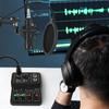 Аудиоинтерфейс Q12, USB-звуковая карта, портативный мини-двухполосный микшер без привода для студийного пения, компьютера