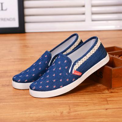 Женские туфли из вулканизированной ткани, мягкие цветные дышащие туфли, женские легкие простые универсальные туфли на плоской подошве 966