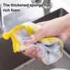 5/10/20Pcs Dishwashing Sponge Good Absorption Performance No Scratches Double-Sided Design Food Residue Cleaner