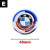  BMW M E46 E90 E60 45mm Car Logo Steering Wheel Center Badge Logo Sticker  BMW 3 5 6 7 1 Series Z4 X3 X6 E81 E71 E90 E93 F30 F10 E92 E60 E84 VO2