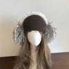 Плюшевые наушники Bowknot для холодной погоды, модные защитные наушники, толстые меховые наушники для женщин, катания на лыжах, пешего туризма