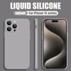 New Square Silicone Case for iPhone 16 11 12 13 Pro 15 14 Plus Mini Protective Cover for iPhone X XS MAX XR 7 8 Plus SE2 Cove
