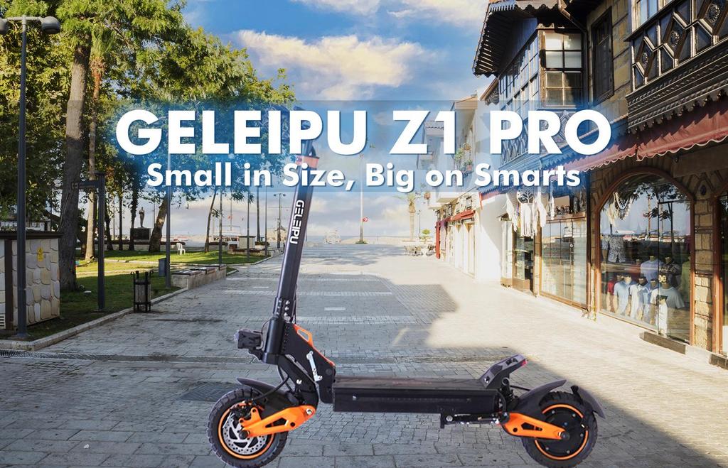 Внедорожный электросамокат GELEIPU Z1 PRO 1200 Вт*2 Мотор 52 В 20 Ач Батарея 10-дюймовые Шины Макс. скорость 65 км/ч Запас хода 70 км Взрослый самокат