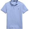 Polo SS25 Хлопковая футболка-поло с коротким рукавом и вышивкой логотипа Мужские топы 710671764-102