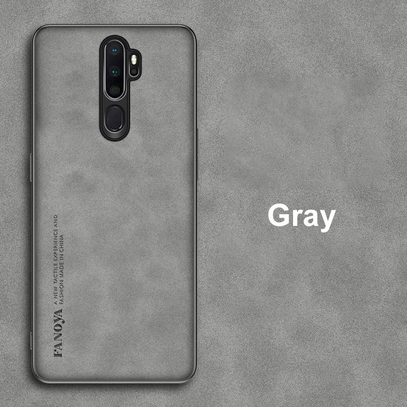 Роскошный чехол из искусственной кожи для OPPO A5 A9 2020, деловой матовый силиконовый защитный чехол для телефона OPPO A5 2020 A11 A11X Coque