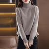 Женский кашемировый свитер Qinghe кашемир 30% кашемир 70% шерсть осенне-зимний кашемировый толстый пуловер мягкий и теплый