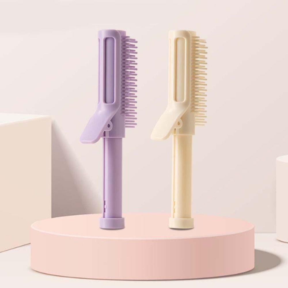 2в1 Зажимы для прикорневого объема волос, Расческа для укладки волос с высоким затылком, Портативный валик для завивки волос, Салонная щетка