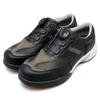 AL Men's Dial-Type Spikeless Golf Shoes, Waterproof, Non-Slip, Lightweight, Sizes 3E and 4E, Black, Size 27.0
