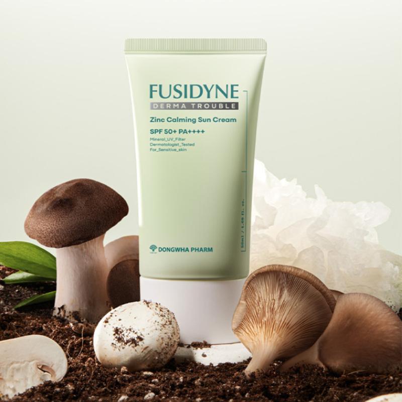Fusidyne Derma Trouble Zinc Успокаивающий солнцезащитный крем SPF 50+ PA++++ 50 мл