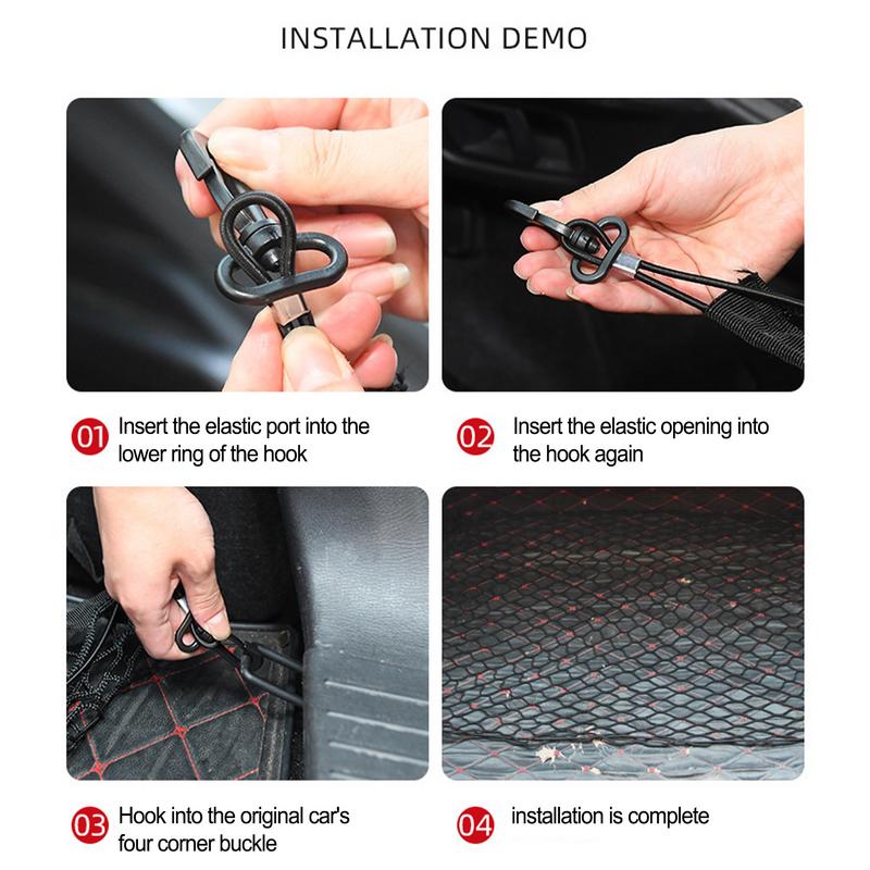 Сетка для багажника автомобиля, сетка для багажника и задней части автомобиля, сетка для хранения вещей для автомобилей, прочная сетка для багажника внедорожника для кемпинга и рыболовных лодок