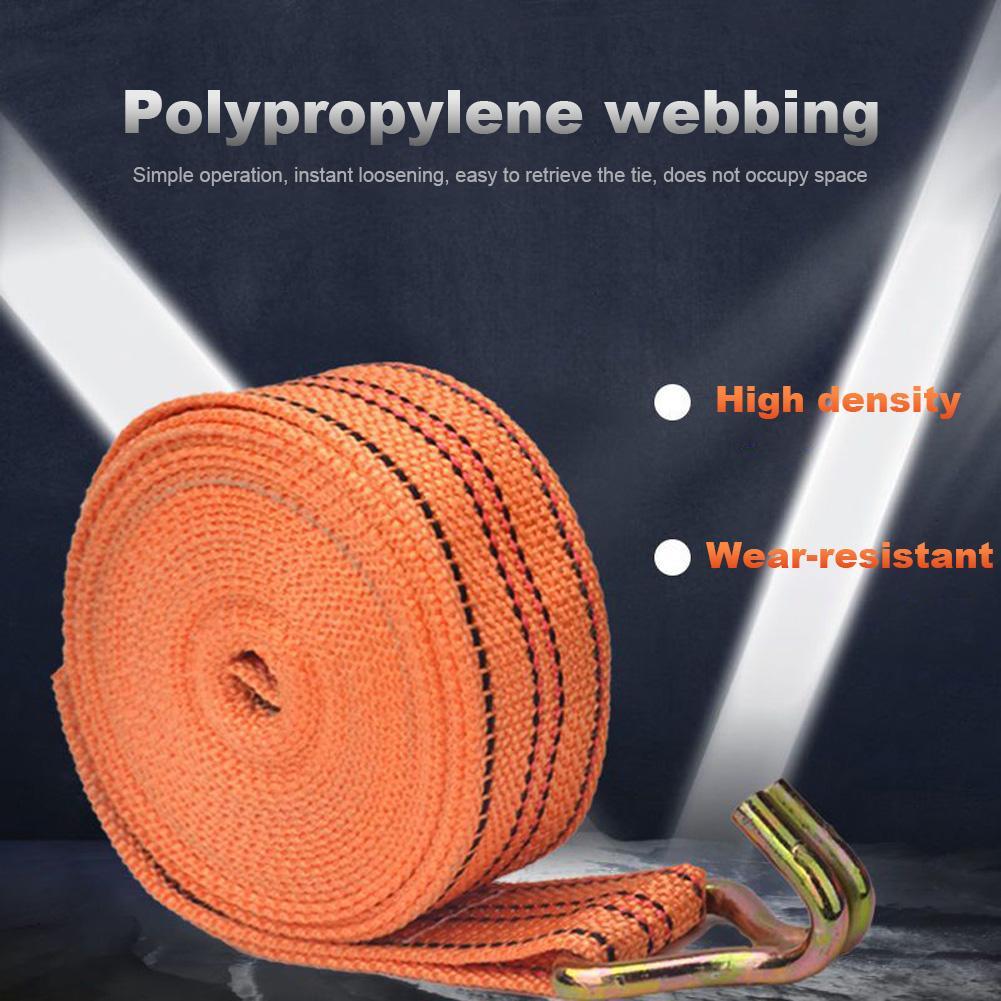 Ремень-стяжка для крепления груза Натяжитель Ремень 3/6/10 м Утолщенный Храповой ремень Багаж Груз Крепежные ремни Грузовик Крепежная веревка