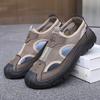 Men's Summer Breathable Men's Shoes Mesh Hollow Hole Shoes Household Sandals Outside Casual Men's Bag Head Beach Shoes