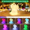 Veilleuse Dinosaure pour enfants,lampe de chevet LED portable et rechargeable pour la chambre des tout-petits
