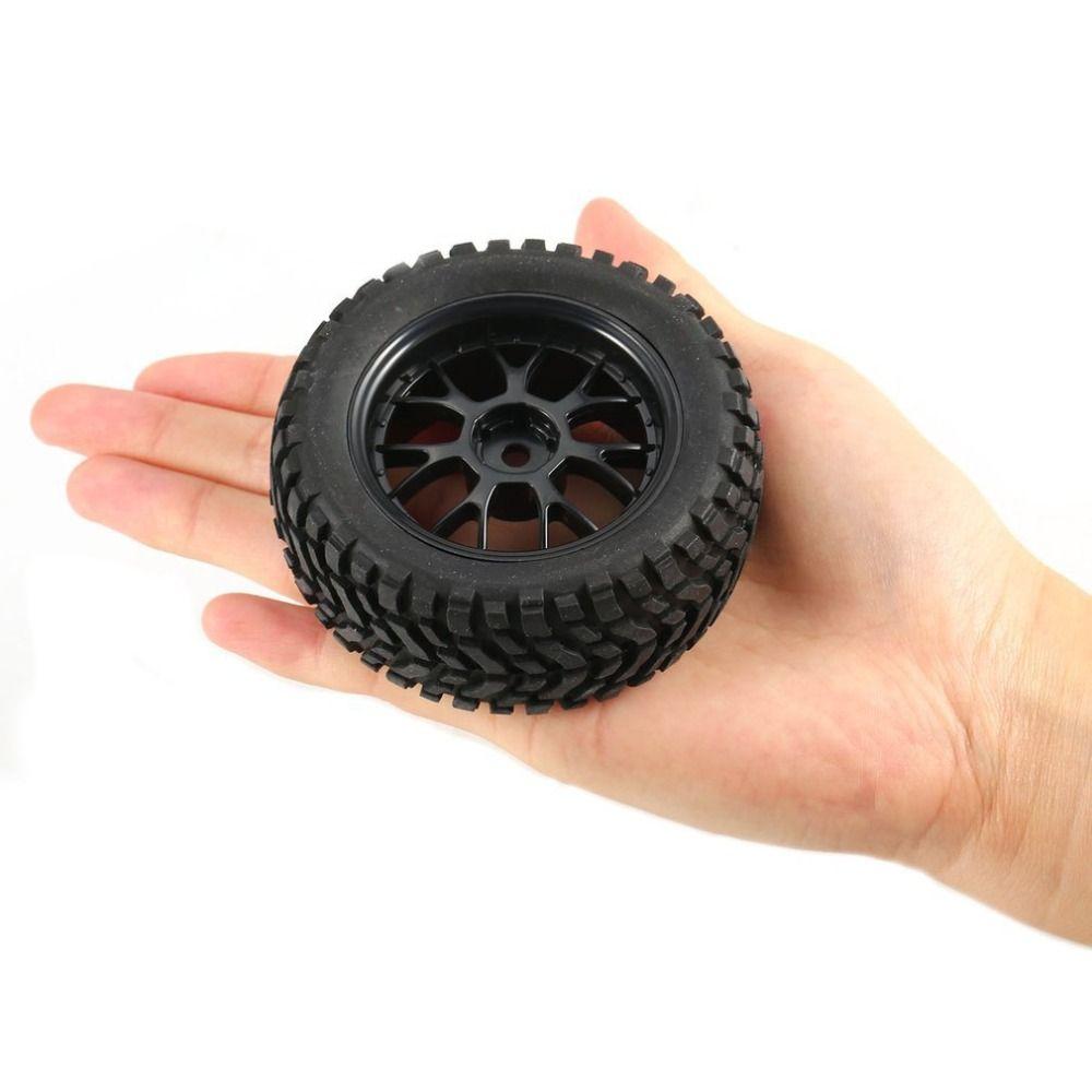 Rubber Rally RC Car Wheel 124019 MN90 Climbing Car Wheel Rim Children 75mm Tires Wheel  Kids Toy