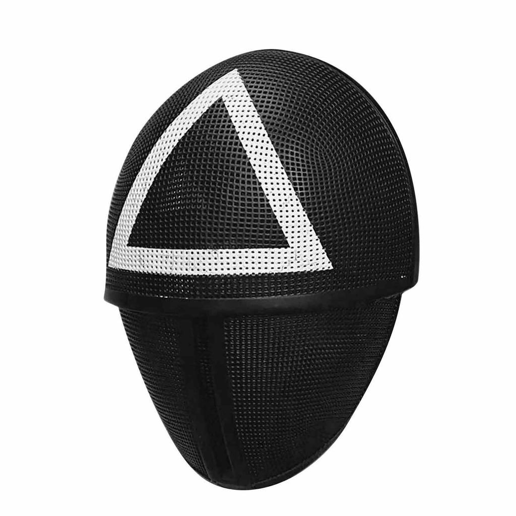 Маска для косплея игры «кальмар» квадратный круг треугольник игра «кальмар» маски анфас