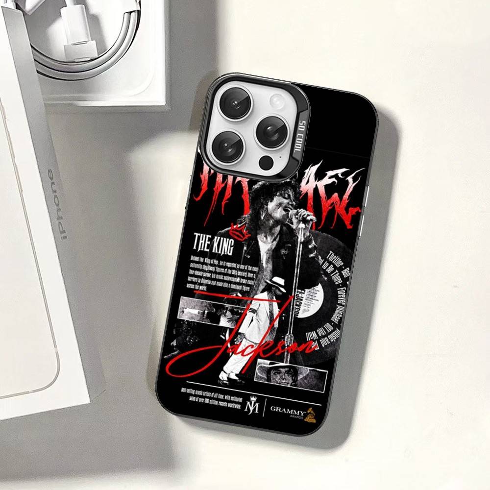 Чехол для телефона поп-певца Майкла Джексона для IPhone 17 16 Plus Pro Max 15 14 13 12 11 Матовые цветные чехлы