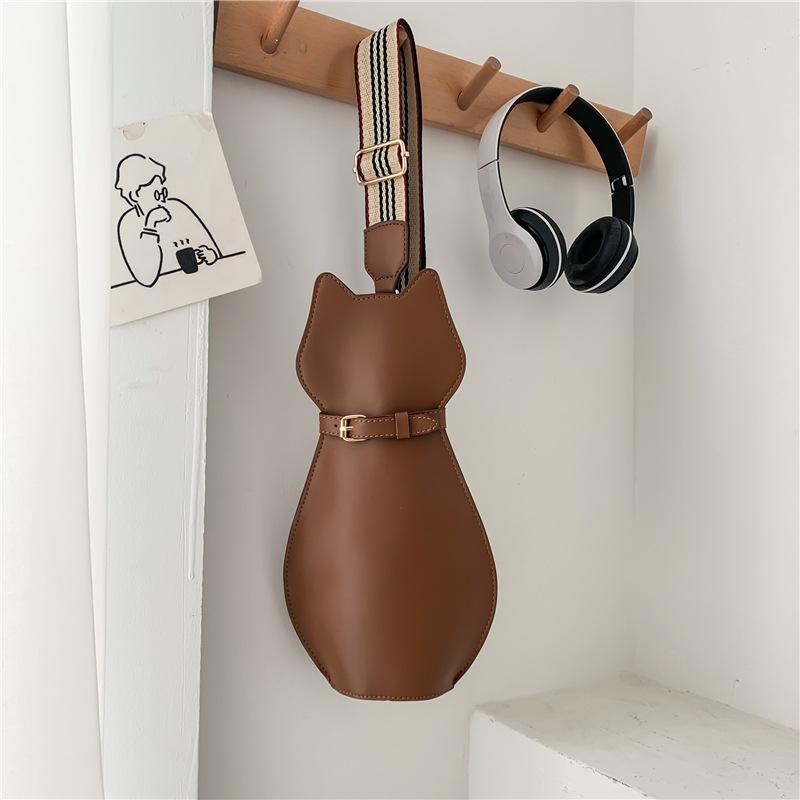 Funny Cat Fashion 2025 New Korean Version Street Shot Kitten Bag Fashion Personality Shoulder Messenger Bag