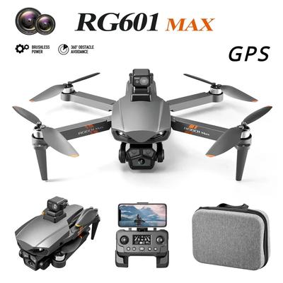 RG601 MAX RC Drone Профессиональный бесщеточный GPS HD ESC Двойная камера FPV Аэрофотосъемка Складной квадрокоптер WIFI Предотвращение препятствий в один клик Возврат