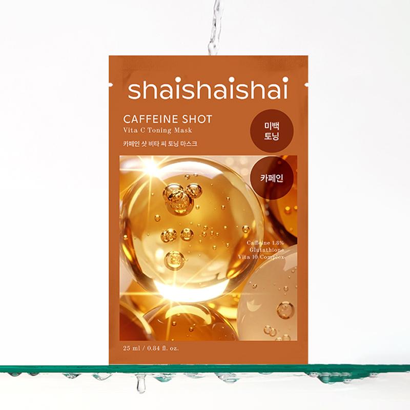 [shaishaishai] Caffeine Shot Vita C Toning Mask 25ml